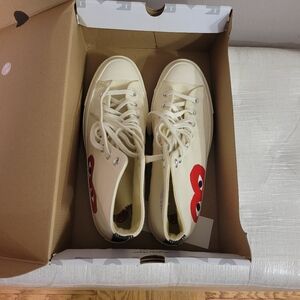 Comme Des Garcons play Converse Big Heart High Top (White)